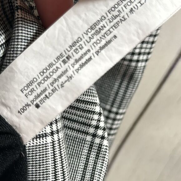 ZARA Plaid Blazer Dress Bloggers Favorite Preppy Chic Mini Dress Academia Office - Picture 12 of 14